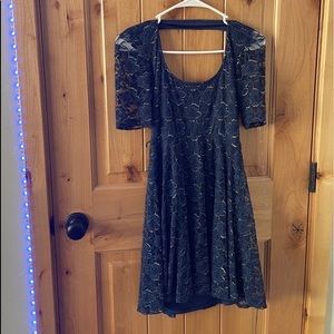 Navy blue dress